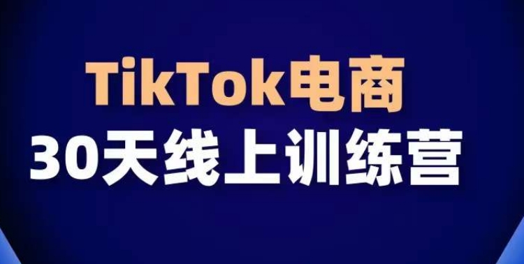 TikTok电商带货30天线上课，不可错过的全球流量洼地！-紫橙资源网