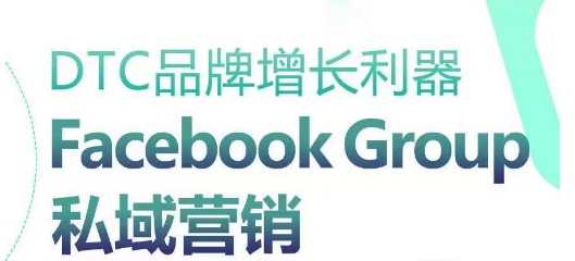 DTC品牌增长利器：Facebook Group私域营销策略-紫橙资源网