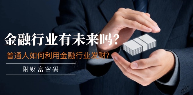 公众号付费文章：金融行业有未来吗？普通人如何利用金融行业发财?(附财富密码)-紫橙资源网