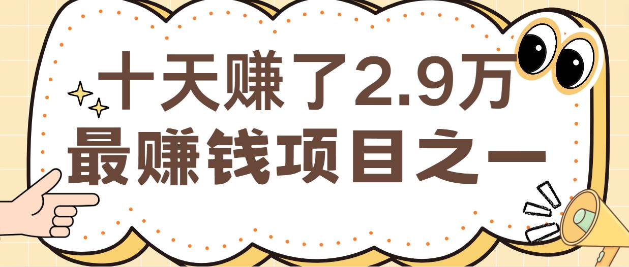 闲鱼小红书最赚钱项目之一，轻松月入6万+-紫橙资源网