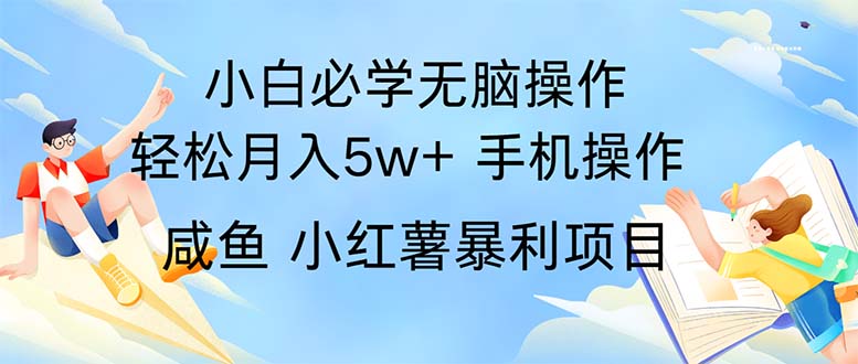 2024热门暴利手机操作项目，简单无脑操作，每单利润最少500-紫橙资源网