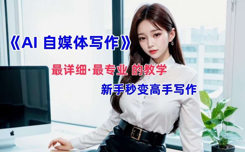 AI自媒体文章创作全网最详细教程,新手秒变写作高手,多方位发展-紫橙资源网