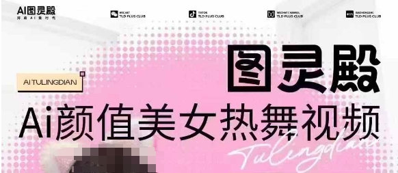 全网首发，原价988图灵殿AI颜值美女热舞视频，云端生图，轻松过原创-紫橙资源网