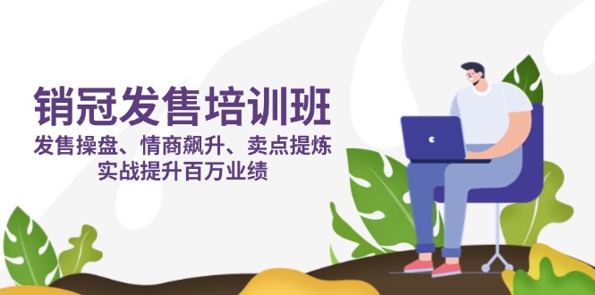 销冠 发售培训班：发售 操盘+情商 飙升+卖点 提炼，实战提升百万业绩-紫橙资源网
