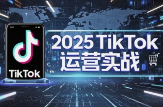 2025TikTok电商运营，掌握TikTok店铺运营核心技巧，实现低成本高转化-紫橙资源网