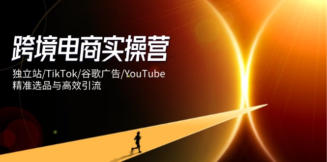跨境电商实操营：独立站/TikTok/谷歌广告/YouTube，精准选品与高效引流-紫橙资源网