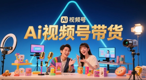 风口已至！AI视频号带货轻松月入过1W，99%的普通人却卡在内容制作门槛-紫橙资源网