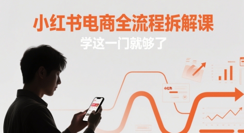小红书电商全流程拆解课，学这一门就够了-紫橙资源网