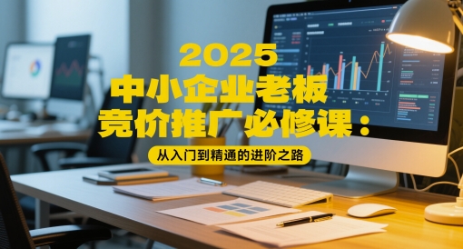 2025中小企业老板竞价推广必修课：从入门到精通的进阶之路-紫橙资源网