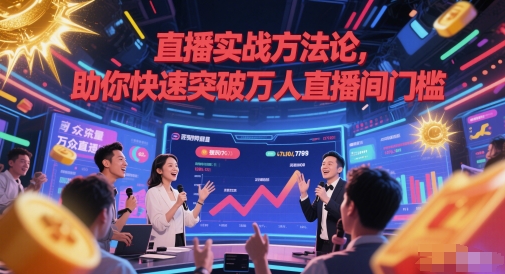 直播实战方法论,助你快速突破万人直播间门槛-紫橙资源网