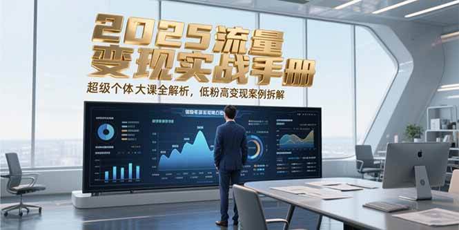 2025流量变现实战手册,超级个体大课全解析,低粉高变现案例拆解-紫橙资源网