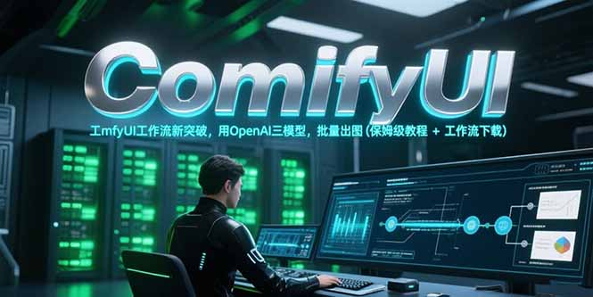 ComfyUI工作流新突破，用OpenAI三模型，批量出图(保姆级教程+工作流下载)-紫橙资源网