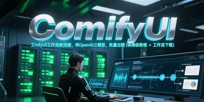 ComfyUI工作流新突破，用OpenAI三模型，批量出图(保姆级教程+工作流下载)-紫橙资源网