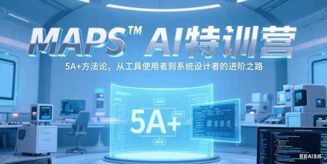 MAPSAI特训营,掌握 5A+方法论,从工具使用者到系统设计者的进阶之路-紫橙资源网
