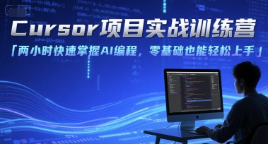 Cursor项目实战训练营，两小时快速掌握AI编程，零基础也能轻松上手-紫橙资源网