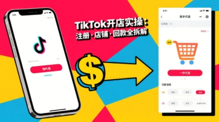 TikTok从开店到投流的进阶课,从基础实操到高阶技巧一网打尽-紫橙资源网