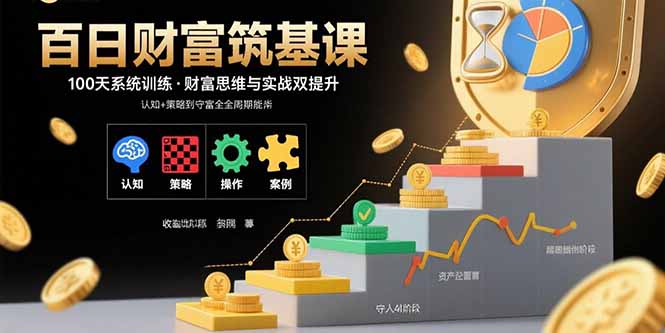 百日财富筑基课：认知+策略+实操+案例拆解  实现从创富到守富全周期能力-紫橙资源网