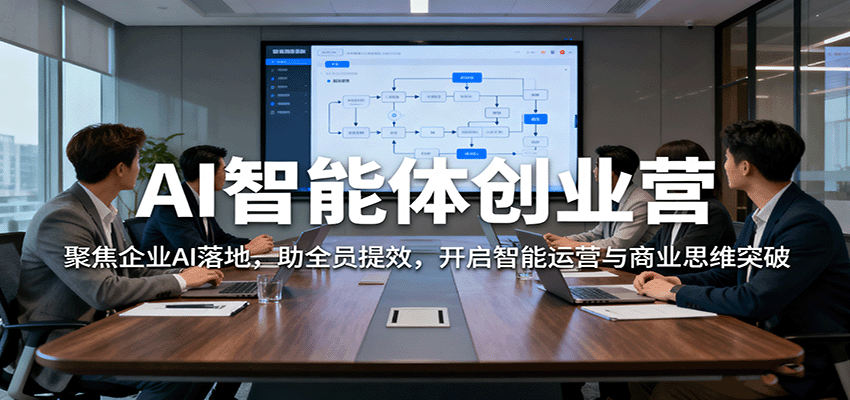 AI智能体创业营：聚焦企业AI落地，助全员提效，开启智能运营与商业思维突破-紫橙资源网