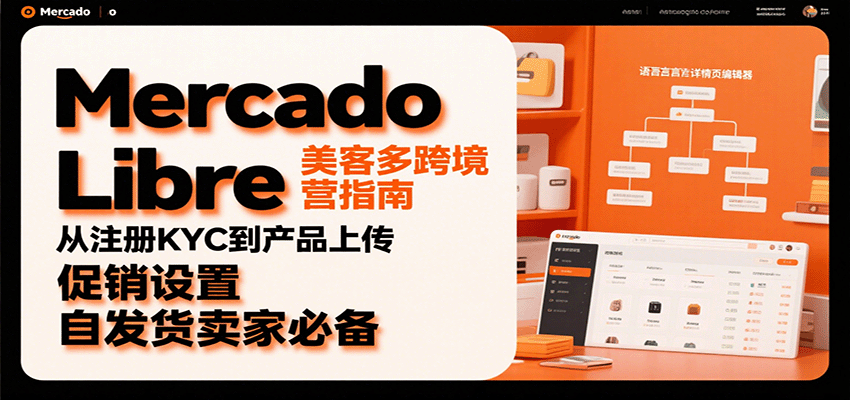 Mercado Libre 美客多跨境运营指南：从注册KYC到产品上传、促销设置，自发货卖家必备-紫橙资源网