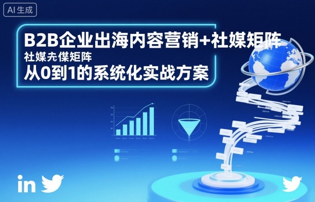 B2B企业出海内容营销+社媒矩阵，从0到1的系统化实战方案-紫橙资源网