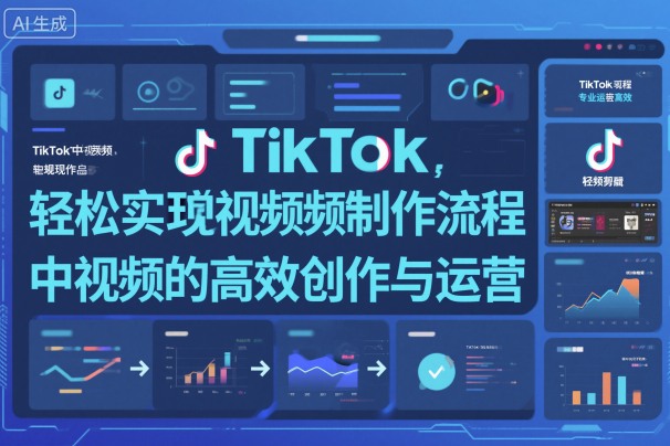 TikTok中视频制做流程,轻松实现Tk中视频的高效创作与运营-紫橙资源网
