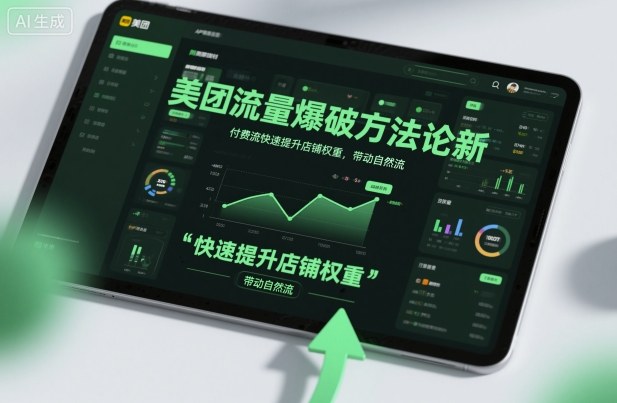 美团流量爆破方法论，付费流快速提升店铺权重，带动自然流-紫橙资源网