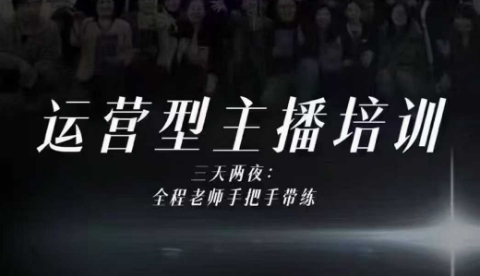 婉婉运营型主播培训线下课，主播四大能力，十小时线下录像+字幕，内容比线上课干-紫橙资源网