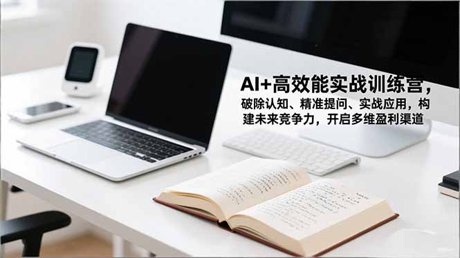 AI+高效能实战训练营,破除认知、精准提问、实战应用,构建未来竞争力,开启多维盈利渠道-紫橙资源网