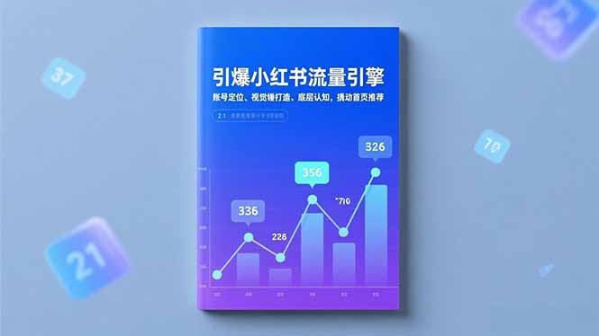 引爆小红书流量引擎，账号定位、视觉锤打造、底层认知，撬动首页推荐-紫橙资源网