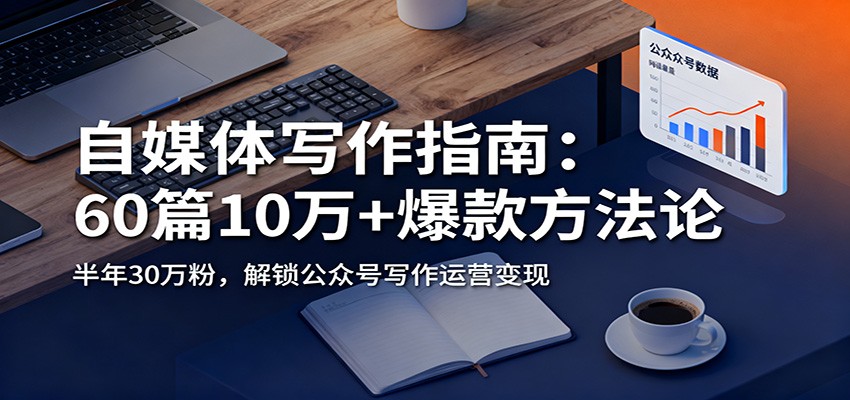 自媒体写作指南:60篇10万+爆款方法论,半年30万粉,解锁公众号写作运营变现-紫橙资源网