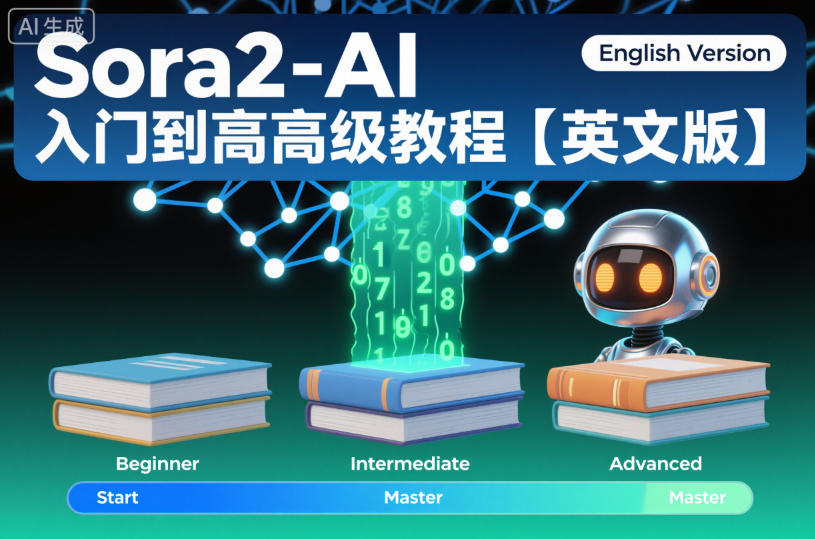 Sora2-AI入门到高级教程【英文版】-紫橙资源网