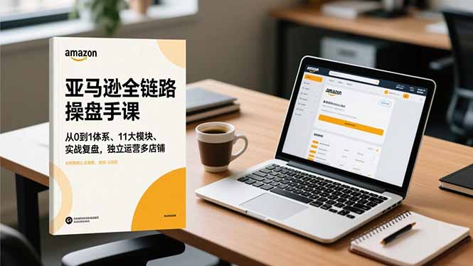 亚马逊全链路操盘手课,从0到1体系、11大模块、实战复盘,独立运营多店铺-紫橙资源网