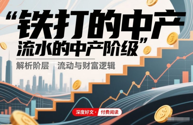 付费文章：铁打的中产，流水的中产阶级-紫橙资源网