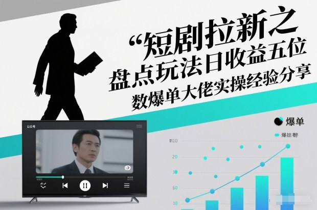 短剧拉新之盘点玩法日收益五位数爆单大佬实操经验分享-紫橙资源网