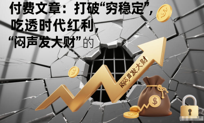 付费文章：打破“穷稳定”，吃透时代红利，“闷声发大财”的终极真谛-紫橙资源网