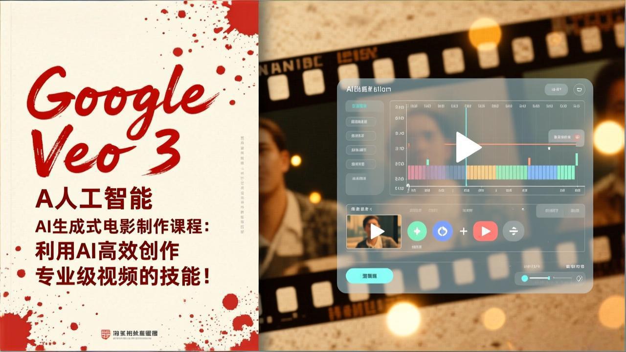 Google Veo 3人工智能AI生成式电影制作课程:利用AI高效创作专业级视频的技能!-紫橙资源网