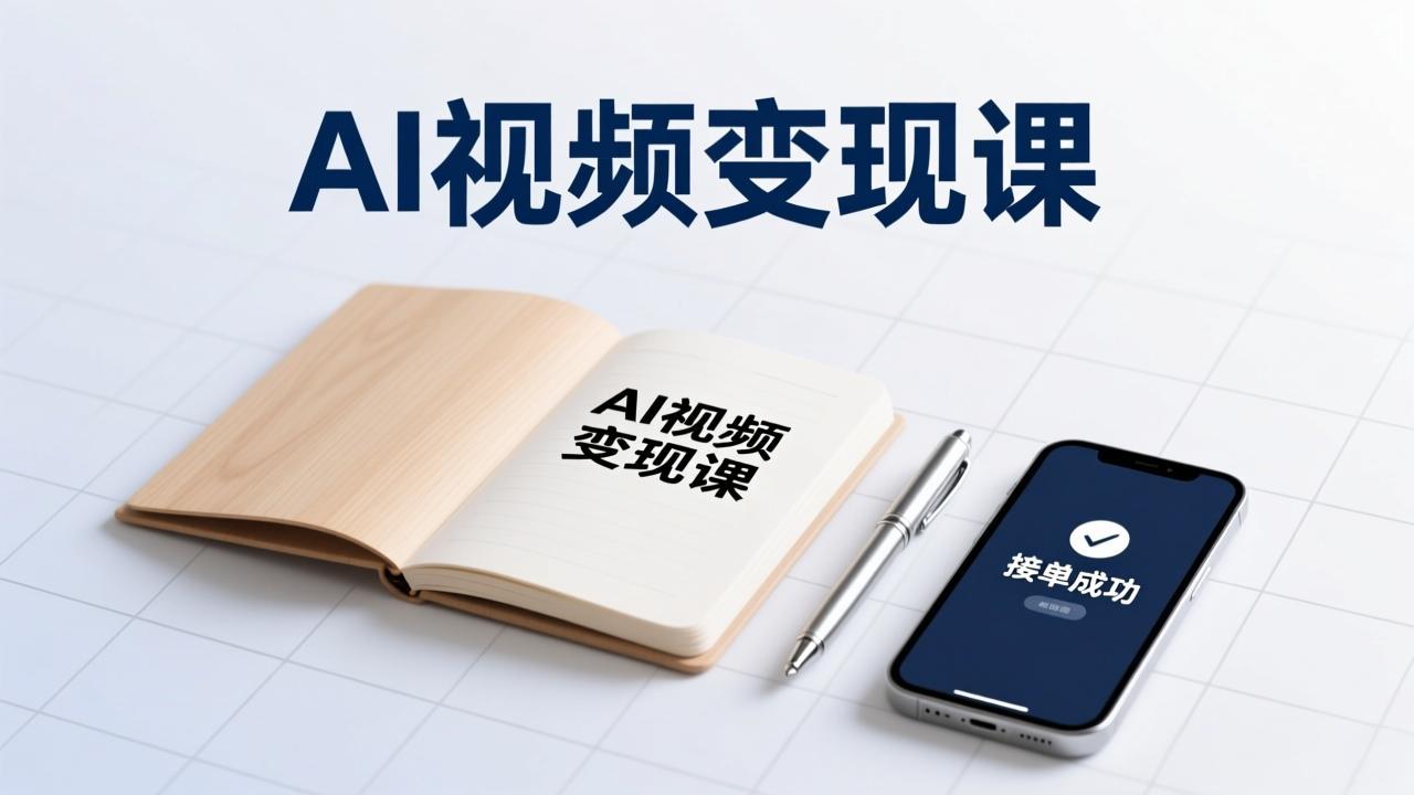 AI视频变现课，学完即可创作短片、接商单，实现副业增收，单项目报价可达千元 - 中创网