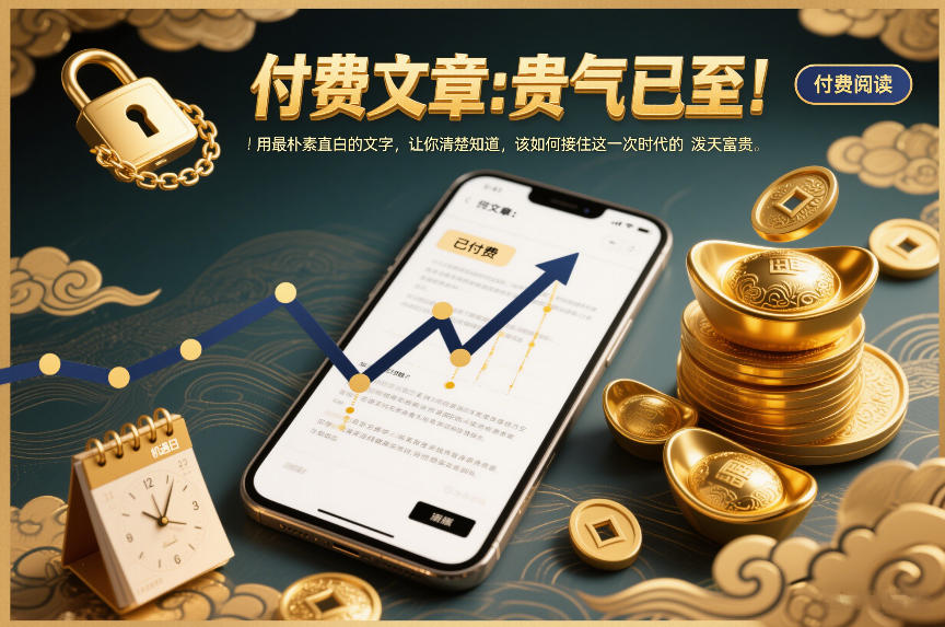 付费文章：贵气已至！用最朴素直白的文字，让你清楚知道，该如何接住这一次时代的泼天富贵-紫橙资源网