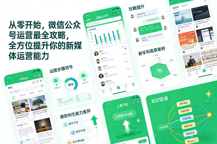 从零开始,微信公众号运营最全攻略,全方位提升你的新媒体运营能力-紫橙资源网
