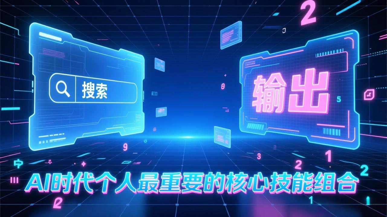 付费文章：AI时代个人最重要的核心技能组合：“输出能力”和“搜索能力”-紫橙资源网