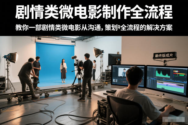 剧情类微电影制作全流程，教你一部剧情类微电影从沟通，策划到拍摄制作全流程的解决方案-紫橙资源网