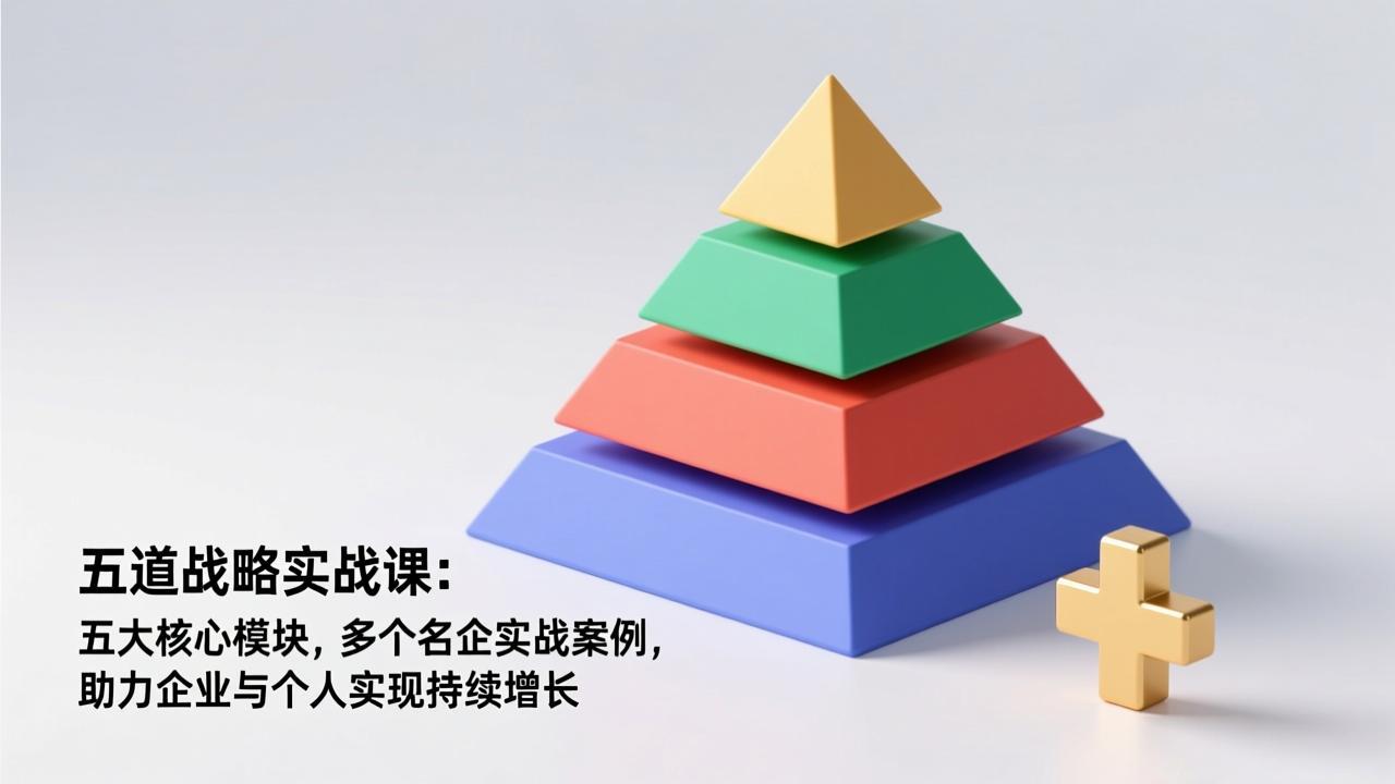 五道战略实战课：五大核心模块，多个名企实战案例，助力企业与个人实现持续增长-紫橙资源网