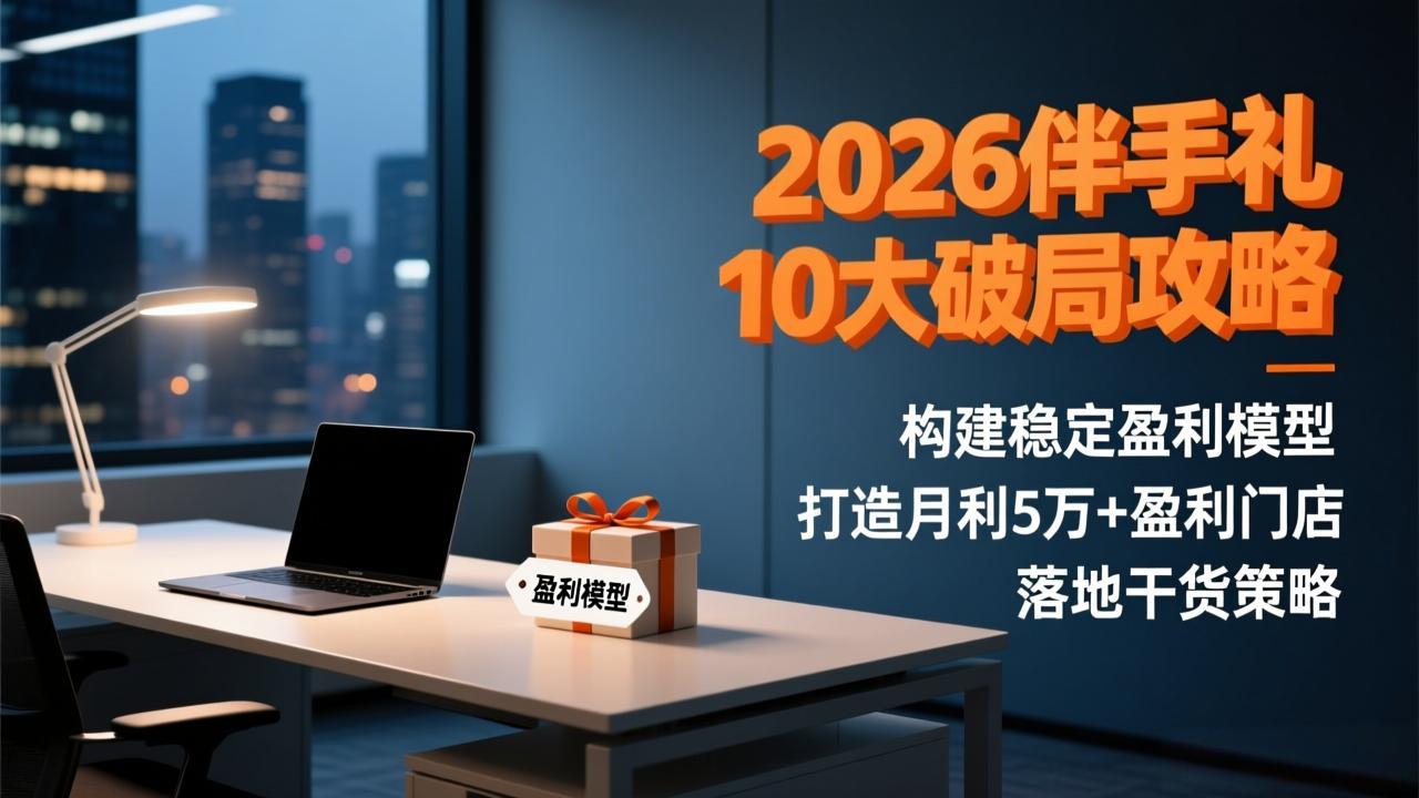 2026伴手礼10大破局攻略：构建稳定盈利模型，打造月利5万+盈利门店，落地干货策略-紫橙资源网