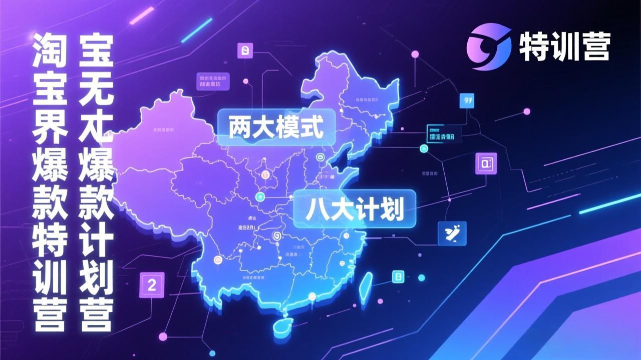 淘宝无界爆款训练营：2026年1月杭州线下高端集训课，3天构建两大模式八大计划体系-紫橙资源网
