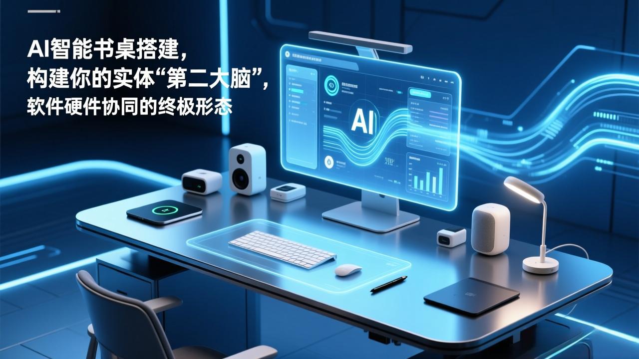 AI智能书桌搭建，构建你的实体“第二大脑”，软件硬件协同的终极形态-紫橙资源网