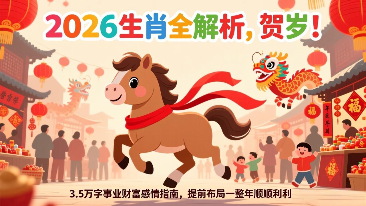 付费文章:贺岁!2026生肖全解析,3.5万字事业财富感情指南,提前布局一整年顺顺利利-紫橙资源网