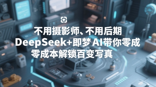 不用摄影师、不用后期,DeepSeek+即梦AI带你零成本解锁百变写真!-紫橙资源网