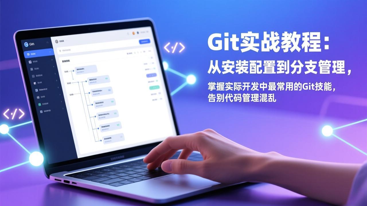 Git实战教程:从安装配置到分支管理,掌握实际开发中最常用的Git技能,告别代码管理混乱-紫橙资源网