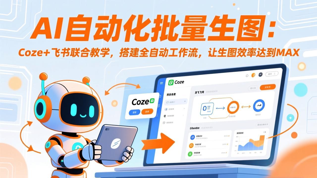 AI自动化批量生图：Coze+飞书联合教学，搭建全自动工作流，让生图效率达到MAX - 中创网