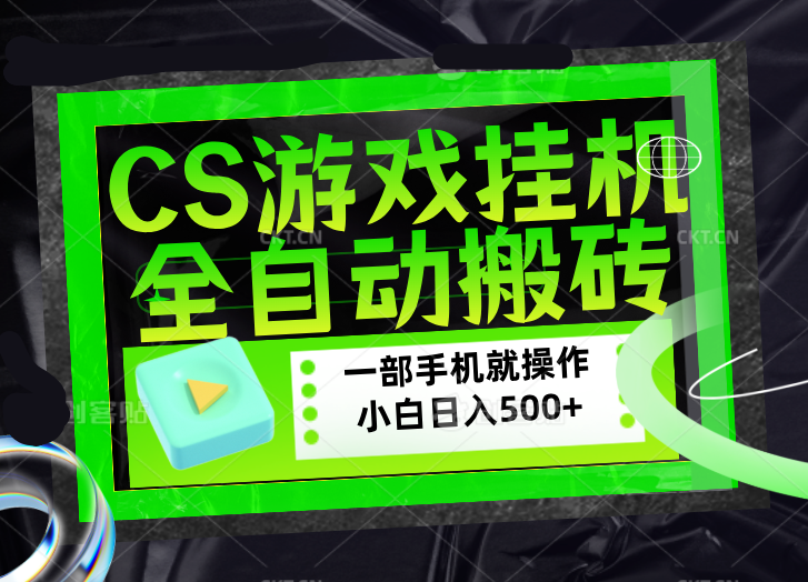 CSGO游戏挂机捡漏搬砖，超稳定的项目，带领1000+小白实现日入500+，数据可视频验证-紫橙资源网